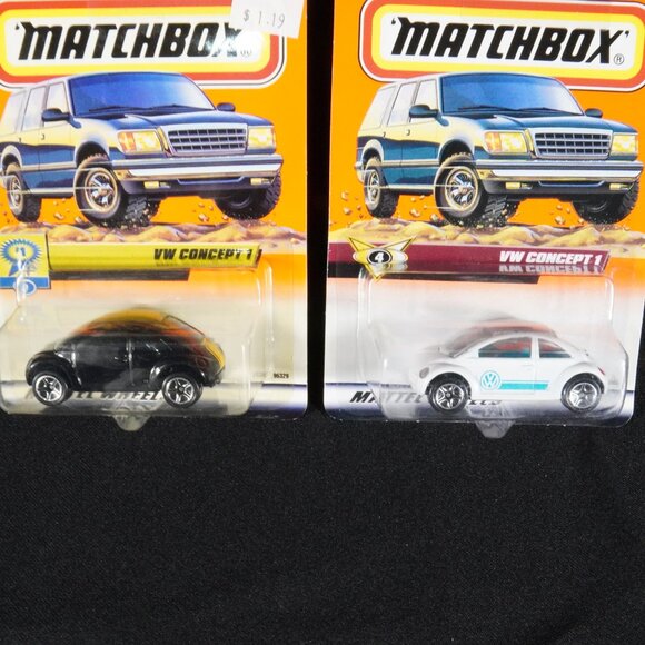 Lot of 5 Vintage Matchbox Cars w Error Upside-down VW Beetle 4 VW Bugs & 1 Plane - Picture 10 of 14